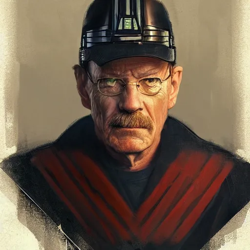 Image similar to portrait of a man by greg rutkowski, chancellor or the galactic alliance, he looks like brian cranston, star wars expanded universe, he is about 6 0 years old, wearing uniform of the galactic alliance, highly detailed portrait, digital painting, artstation, concept art, smooth, sharp foccus ilustration, artstation hq