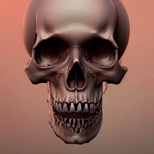 Image similar to portrait_of_a_melting_skull._intricate_abstract._intricate_artwork._by_Tooth_Wu_wlop_beeple_dan_mumford._octane_render_trending_on_artstat