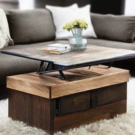 Image similar to the worlds coolest coffee table