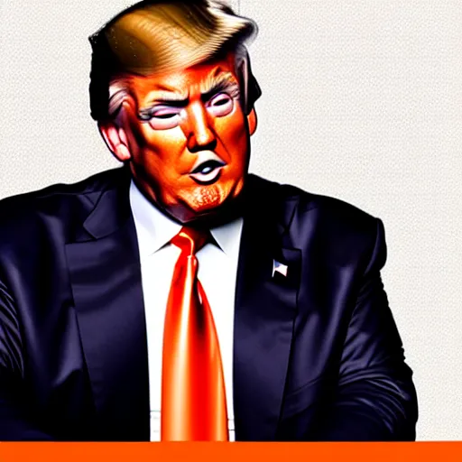 Image similar to donald trump is an orange