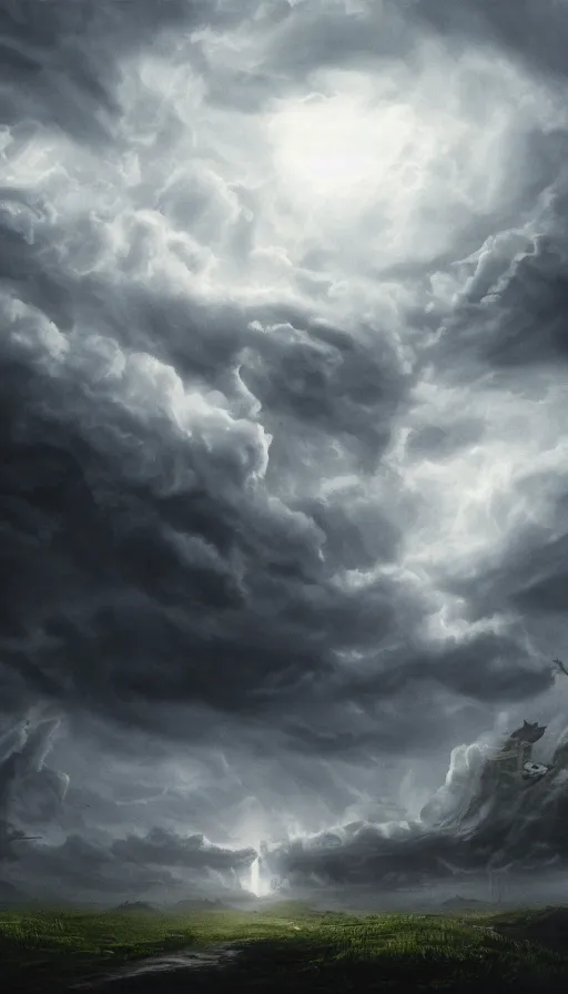 Image similar to the entry into Valhalla, cinematic, 4k ,35mm, photorealism, clouds, painting