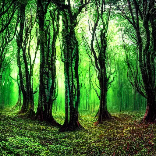 Image similar to lsd forest