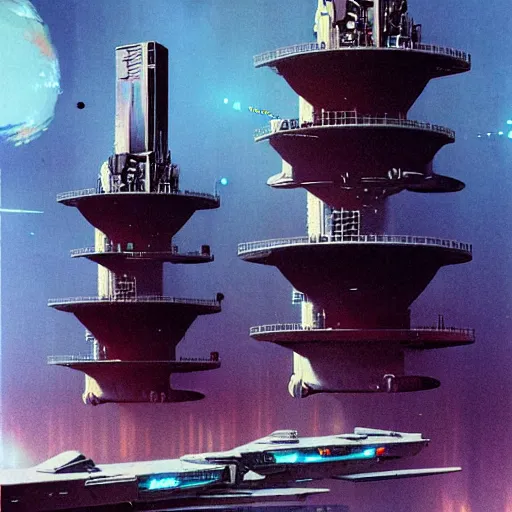 Image similar to war machines from a gate in hell, chris foss, john harris, hoover dam'aircraft carrier tower'beeple, wayne barlowe