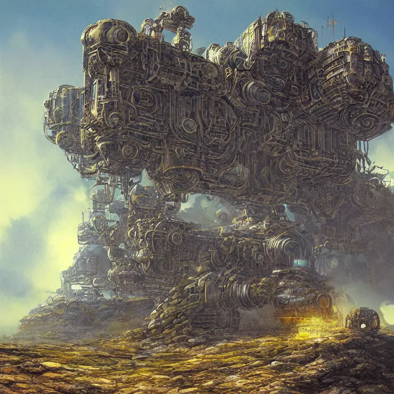 Image similar to pipe organ album art, hyper realistic, fantasy art, in the style of chris foss and alan lee, intricate, hyper detailed, smooth