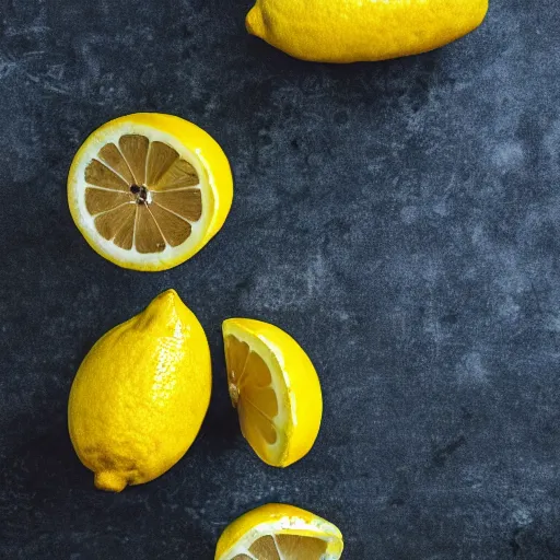 Prompt: high res lemons a lot of lemons, 4k photography