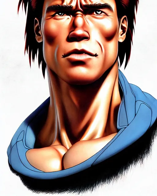 A portrait of kazuya mishima, face in focus, highly, Stable Diffusion