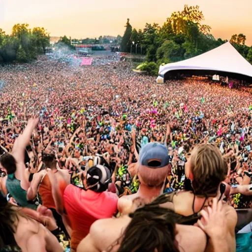 Image similar to a photo of the biggest summer music festival