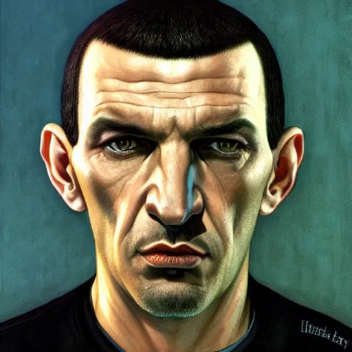 Image similar to niko bellic portrait by gerald brom