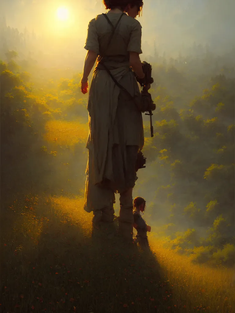 Image similar to a beautiful painting by brian despain, daniel ridgway knight, atey ghailan, jeremy mann, artstation, volumetric light, high detail, perfect, concept art, 8 k, realistic