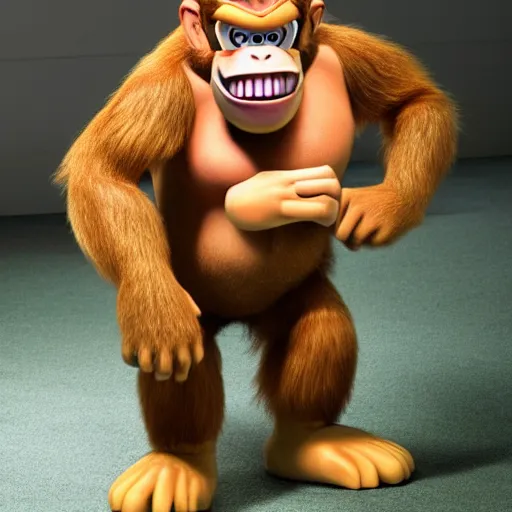 Image similar to donkey kong as a real person