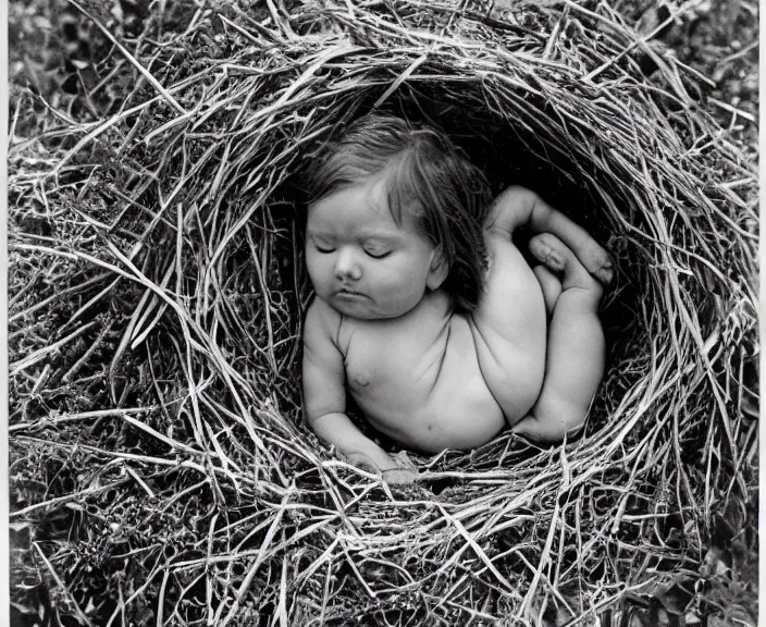 Image similar to the cyclical theory of becoming and dissolution and interdependence between the world of nature and human events by Anne Geddes, Henri Cartier-Bresson.