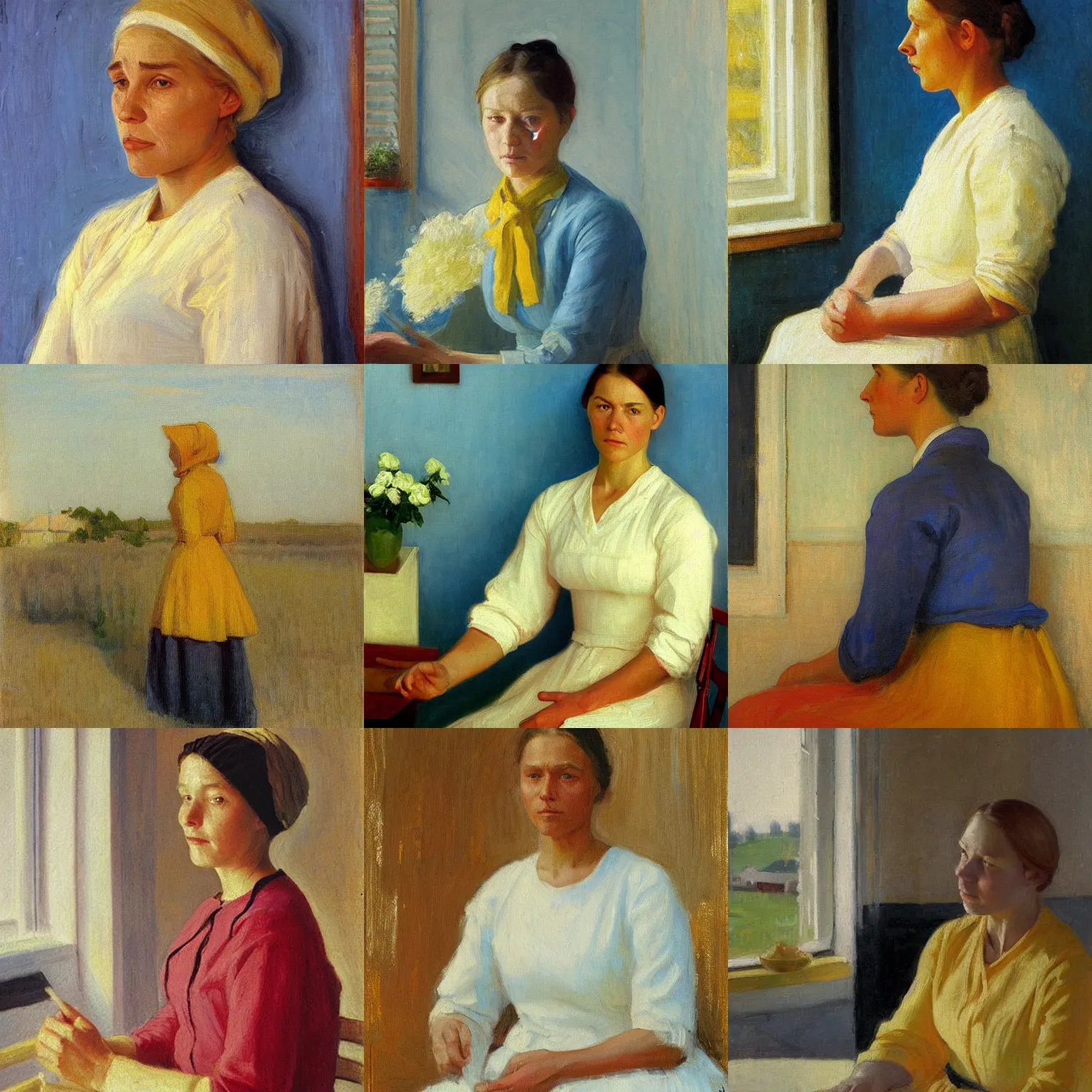 Prompt: an artwork by anna ancher