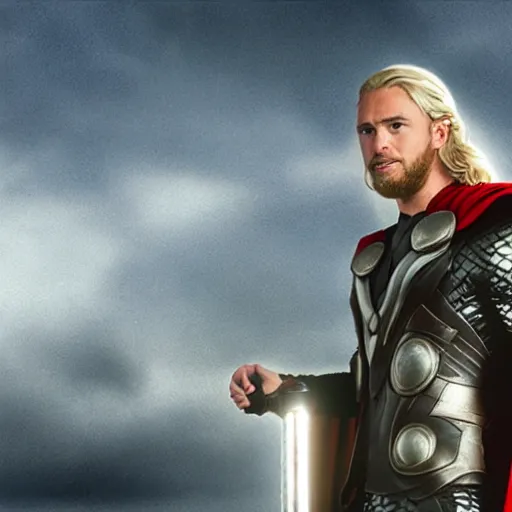 Image similar to christopher walker as thor