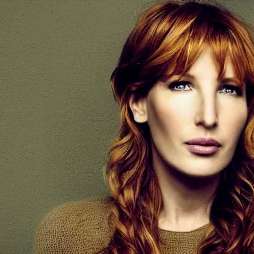 award winning portrait of kelly reilly as a young | Stable Diffusion