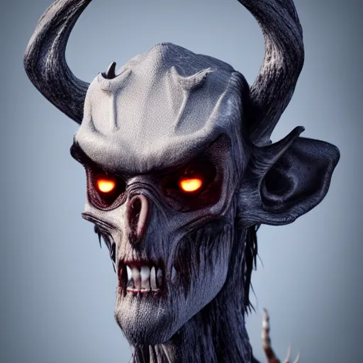 Image similar to a wendigo, 3 d render, octane, ray tracing, ultra high resolution, ultra detailed, photorealistic, 8 k