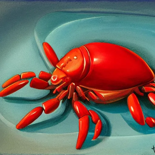 Prompt: Karmic Lobster by John Avon
