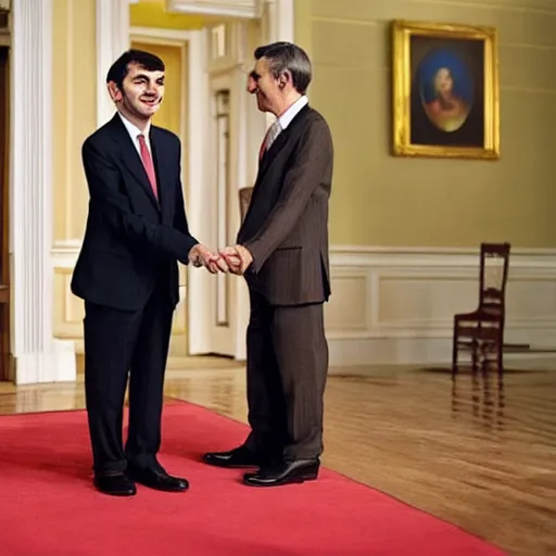 Prompt: mr bean as potus