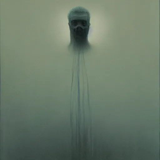 Prompt: Selfie by Zdzislaw Beksinski, 4k detailed art