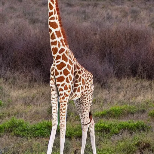 Image similar to cat giraffe hybrid bold natural colors national geographic photography, masterpiece, full shot