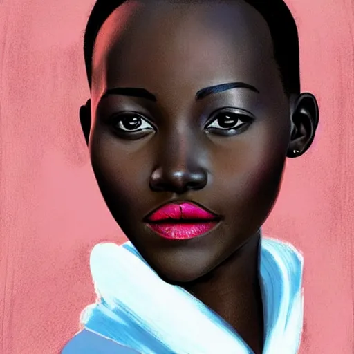 Image similar to lupita nyongo as a character by jk rowling, concept art