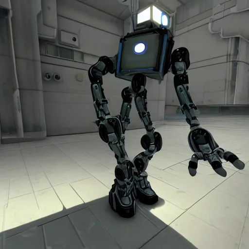 Image similar to A robot in Half-Life 2