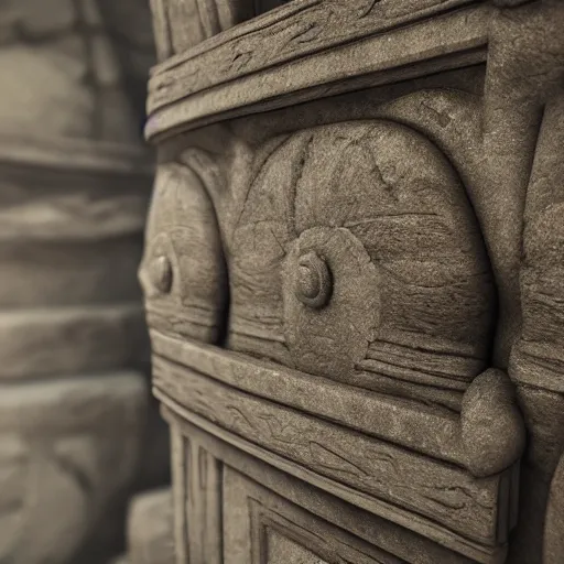 Image similar to ancient debric, insane details, sharp focus, octane render, depth of field