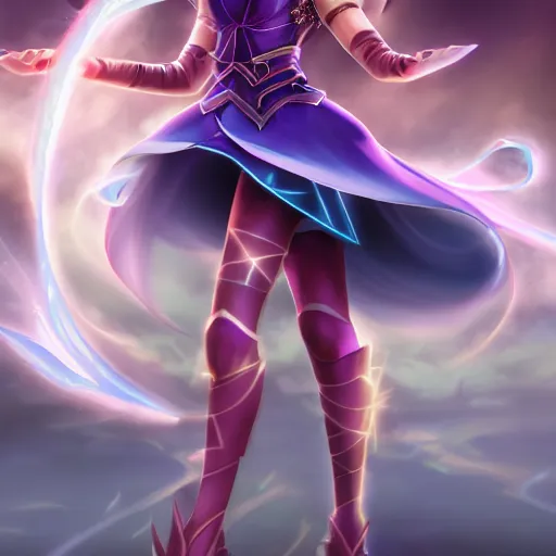 Image similar to beautiful dark magician girl, full body, mystical, ultra detailed, 4k