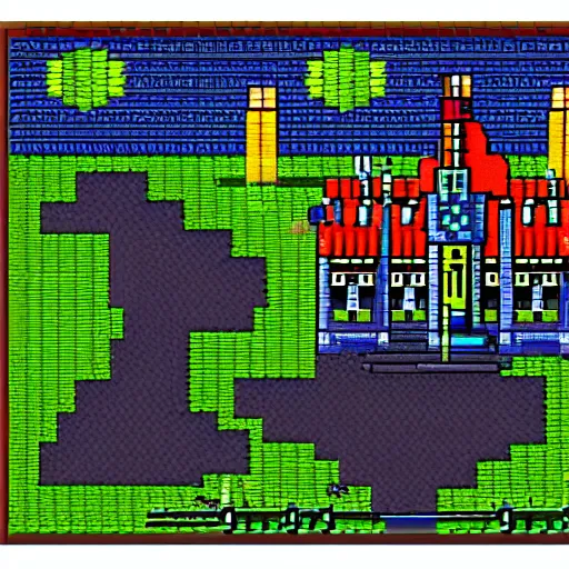 Image similar to 8bit dark castle