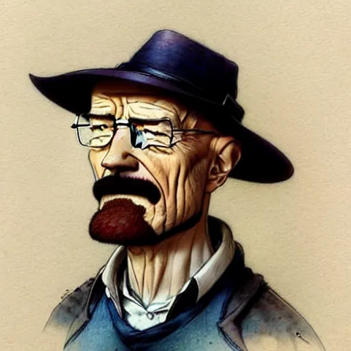 Image similar to ( ( ( ( ( cartoon walter white. pixar. muted colors. ) ) ) ) ) by jean - baptiste monge!!!!!!!!!!!!!!!!!!!!!!!!!!!