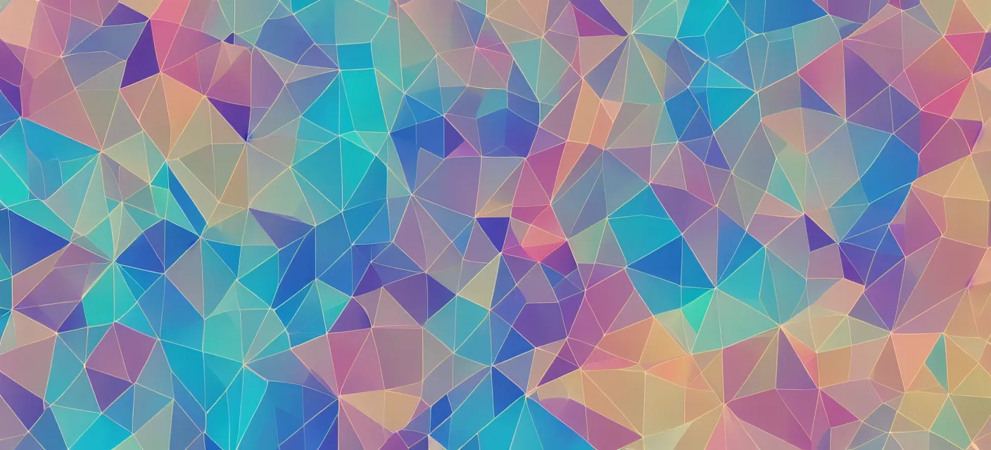 Image similar to large low poly geometric pastel colors desktop wallpaper