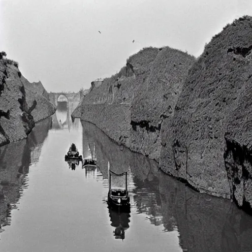 Prompt: the chine, by henri cartier - bresson,