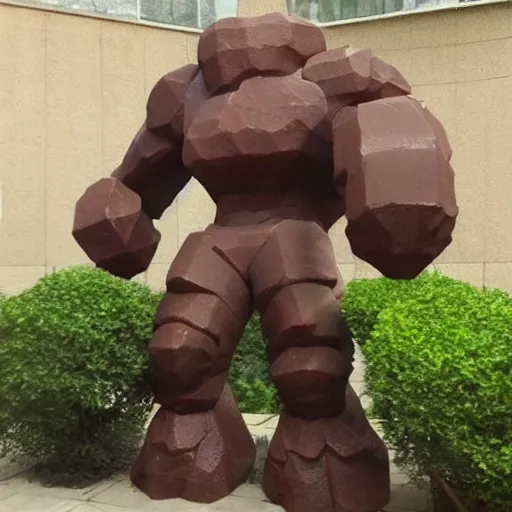 Prompt: malphite made from water