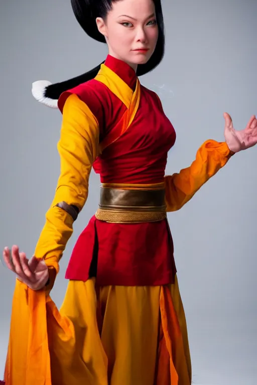 Image similar to photo of real life Azula from Avatar