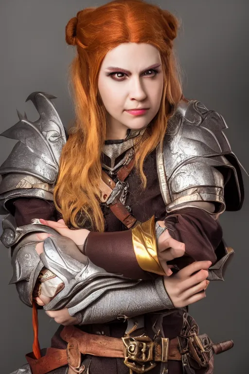 Image similar to a female DND reborn, high resolution film still, 8k, HDR colors, cosplay, studio lighting