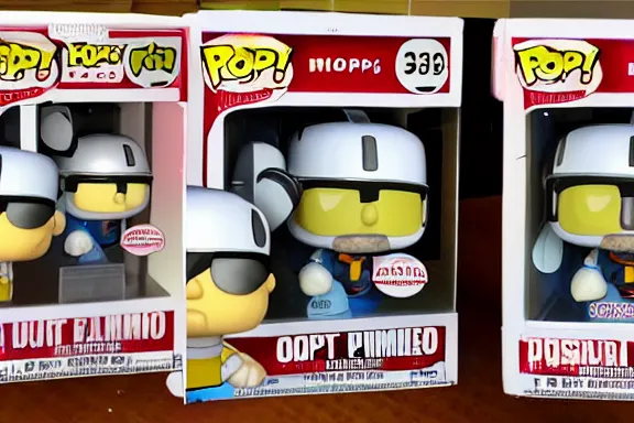 Image similar to multiple angles of homer as a funko pop