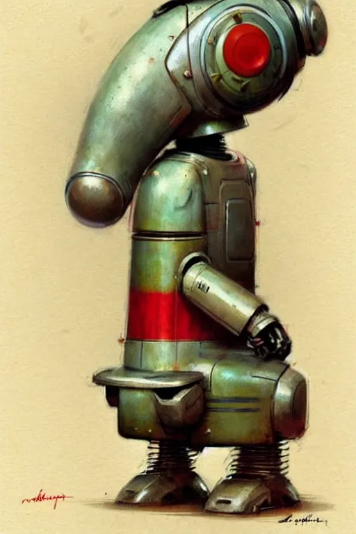 Prompt: ( ( ( ( ( 1 9 5 0 s retro robot knome. muted colors. ) ) ) ) ) by jean - baptiste monge!!!!!!!!!!!!!!!!!!!!!!!!!!!!!!