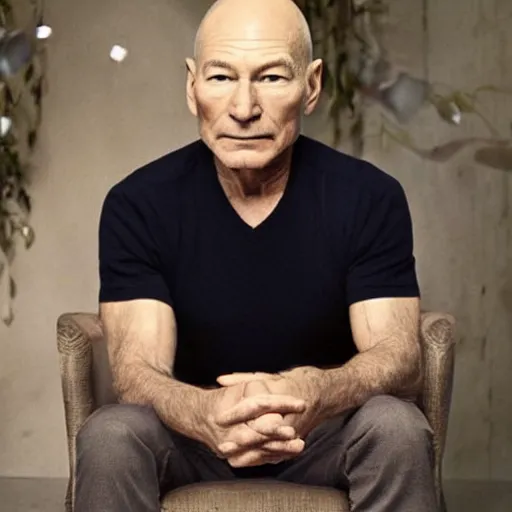 Image similar to Patrick Stewart