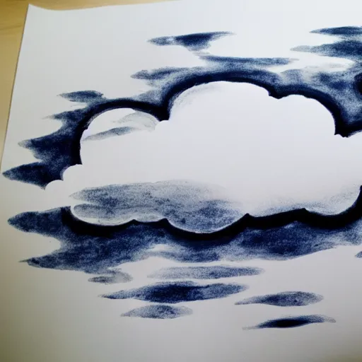 Image similar to zen clouds ink