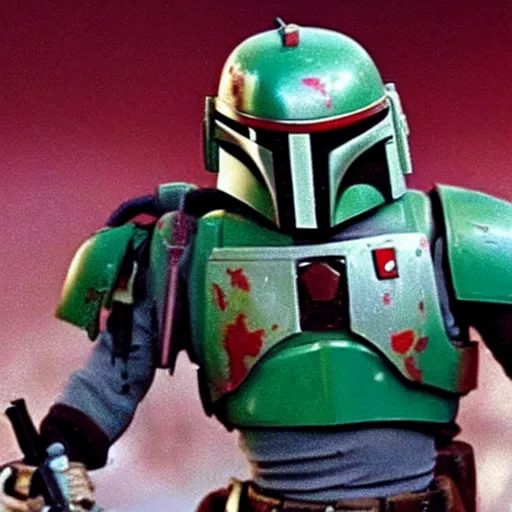 Image similar to boba fett in toy story ( 1 9 9 6 )