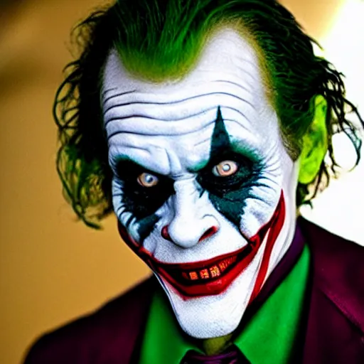 Image similar to William Dafoe as The Joker