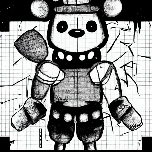 Image similar to Anime Freddy Fazbear Poster