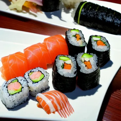 Image similar to disgusting sushi meal