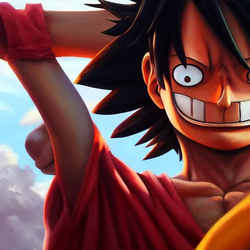 Ai Upscaled Gear 5 Luffy Stance 4k (Wallpaper Engine