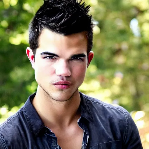 Image similar to taylor lautner mixed with robert pattinson