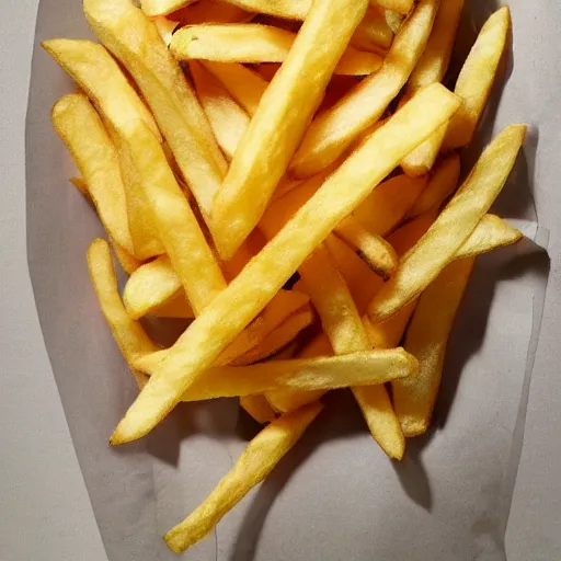 Image similar to [ french fries ] as ( stephen fry ) hybrid intercross mix