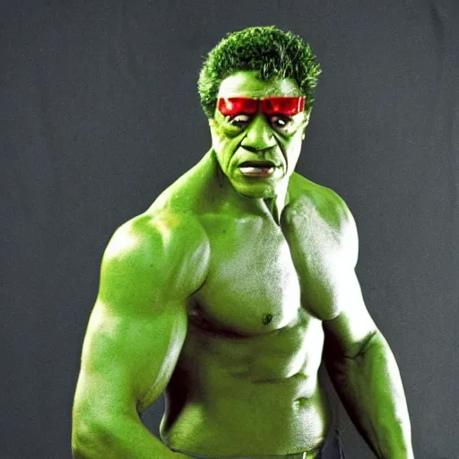 Image similar to Giancarlo Esposito as the Hulk