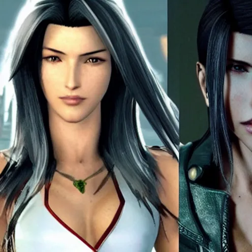 Image similar to Jacqueline MacInnes Wood as Tifa Lockhart in Final Fantasy VII Remake