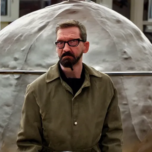 Image similar to gordon freeman as a jacket potato