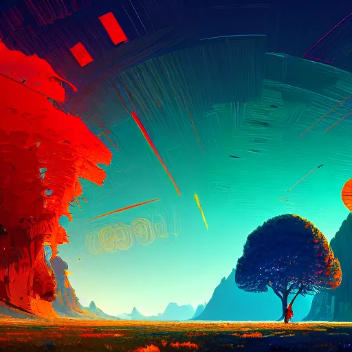 Image similar to alcohol under the microscope, Bright colors, fantastic landscape, hyperrealism, no blur, 4k resolution, ultra detailed, style of Anton Fadeev, Ivan Shishkin, John Berkey