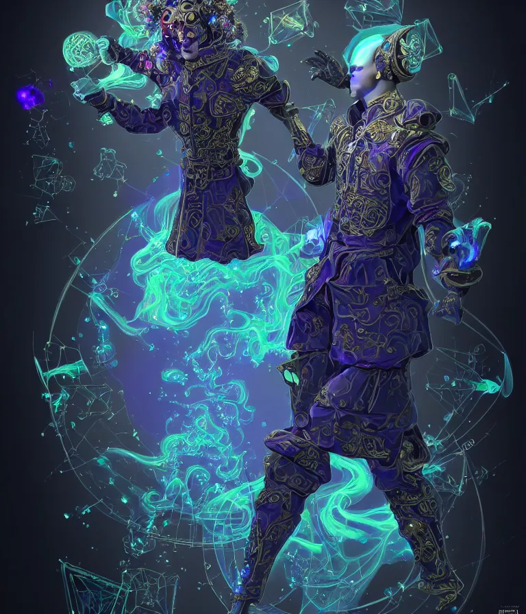 Prompt: front!!! shot of a court jester!!! character, hyperdimensional, bioluminescent hypercubes, dark holography!!!, future, chrome, cumulus, (((intricate))), elegant, highly detailed, centered, (((artstation, concept art, smooth, sharp focus, artgerm, Tomasz Alen Kopera, Peter Mohrbacher, donato giancola, Joseph Christian Leyendecker, WLOP, Boris Vallejo))), ((raytracing)), mugshot!!!!!, ugly!!!!!!, octane render, nvidia raytracing demo, octane render, nvidia raytracing demo, octane render, nvidia raytracing demo, grainy, muted, 8K, digitalblasphemy, metatron